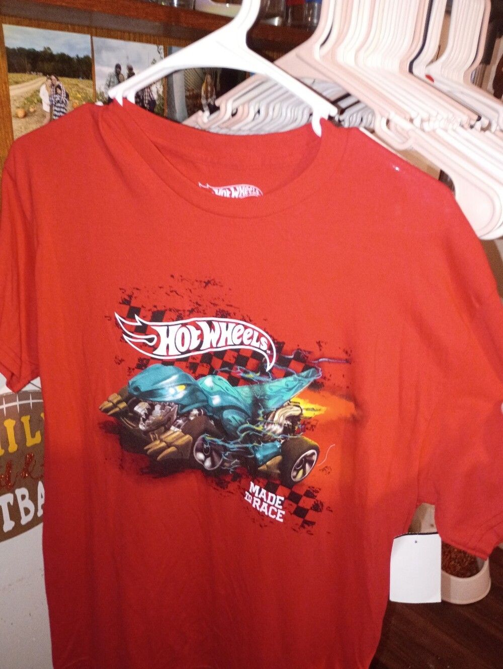 NWT Hot Wheels Red Short-Sleeve Graphic Tee-a12